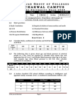 Bio Stats (BS Bot 2020) Pre University