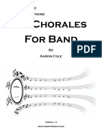 36 Chorales For Band: Alto Saxophone Baritone Saxophone