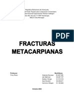 Fracturas Metacarpianas