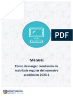 Manual de Como Descargar Constancia de Matrícula