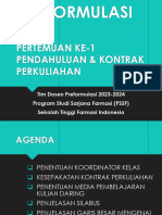 Pendahuluan Preformulasi - 2023-2024