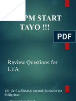 Review Questions For LEA