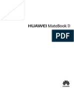 HUAWEI MateBook D User Guide - (PL-W09&W19&W29,01, En-Us)