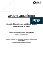 3 - ING1037 - C2 - Apunte Academico Cambio Climatico Un Problema Global Abordado de Lo Local