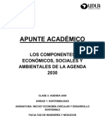 3 - ING1037 - C3 - Apunte Academico Los Componentes Economicos, Sociales y Ambientales de La Agenda 2030