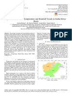 Spatial Variation of Temperature and Rainfall Trends in Kabul River Basin PDF File