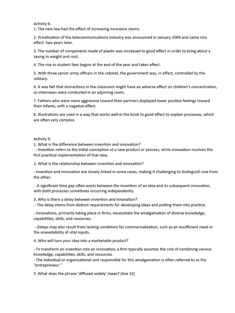 Element 1 Lesson 8 Homework