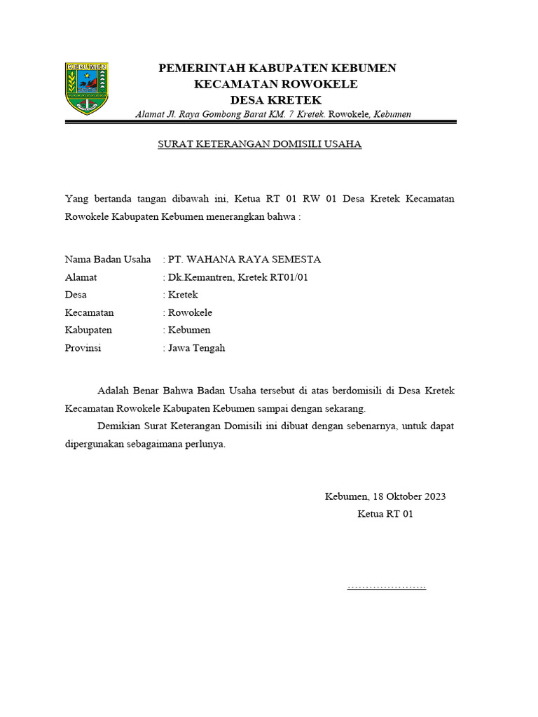 Jalur Domisili untuk Pemilik Usaha