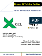 MS Excel and Power BI Training Outline