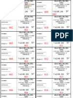 Talonarios Rifa