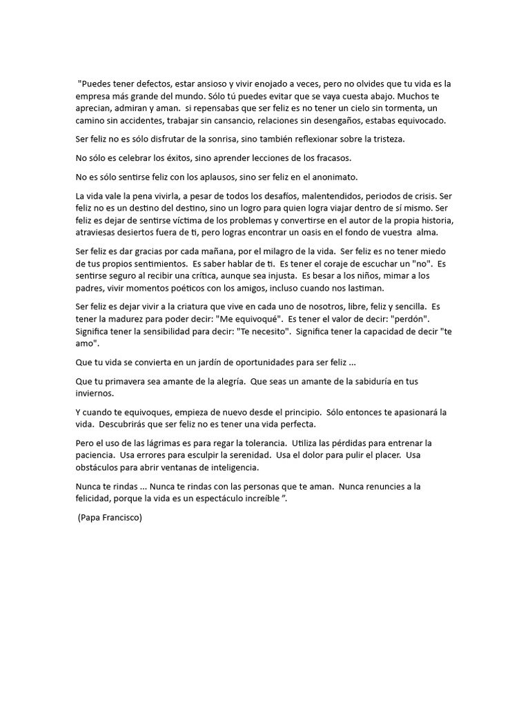 Claves para una vida feliz y plena | PDF | Poesía
