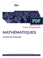 2nde Paques Maths Support