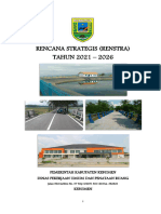 Rencana Strategis (Renstra) TAHUN 2021 - 2026: Pemerintah Kabupaten Kebumen Dinas Pekerjaan Umum Dan Penataan Ruang