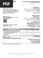 Smart Watch Invoice