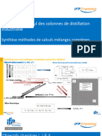 Distillation - I - Analyse Du Fonctionnement D'une Colonne de Distillation Industrielle - Régulations de Base J1 2021