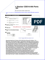 Heli Electric Stacker Cdd16 950 Parts Manual en ZH