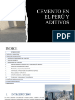 Cemento en El Perú y Aditivos - Parte1