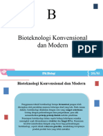 Bioteknologi Konvensional Dan Modern