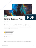 Writing Business Plan PDF