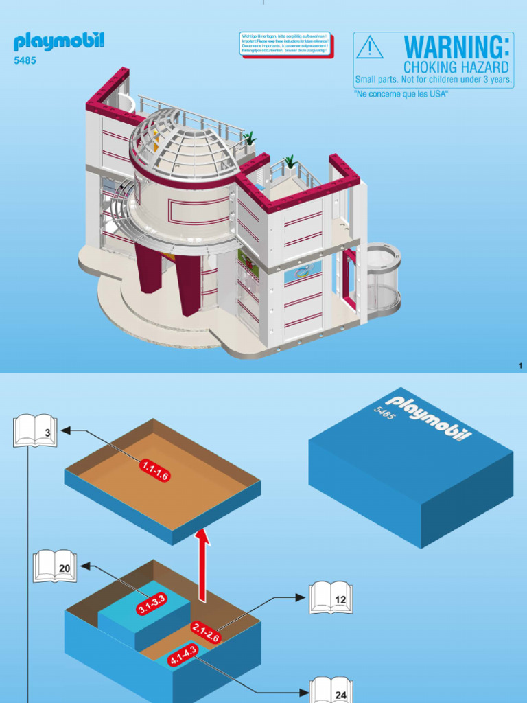 Playmobil Shopping Mall Instructions PDF