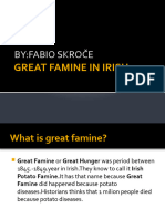 Great Famine in Irish