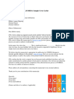 Writing an Elsevier Cover Letter Guide | PDF | Academic Journal | Editing