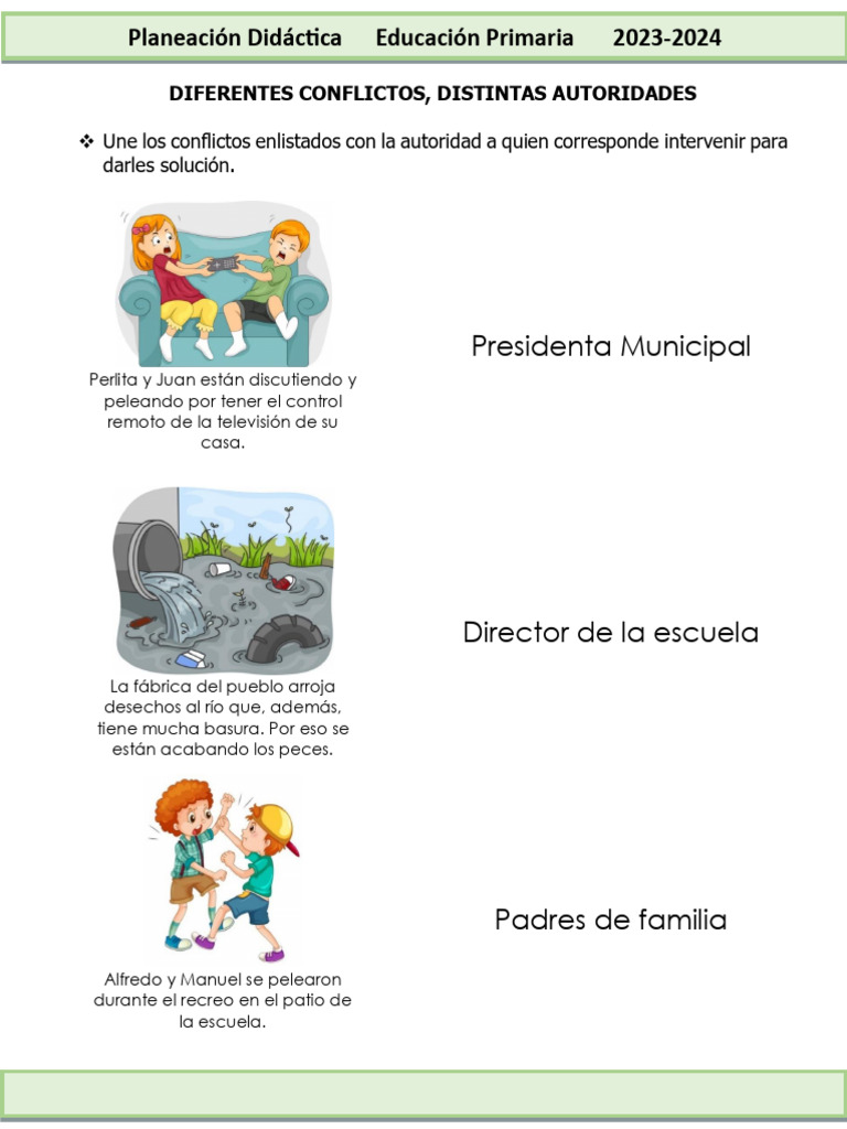 Autoridades y conflictos en la comunidad | PDF | Residuos