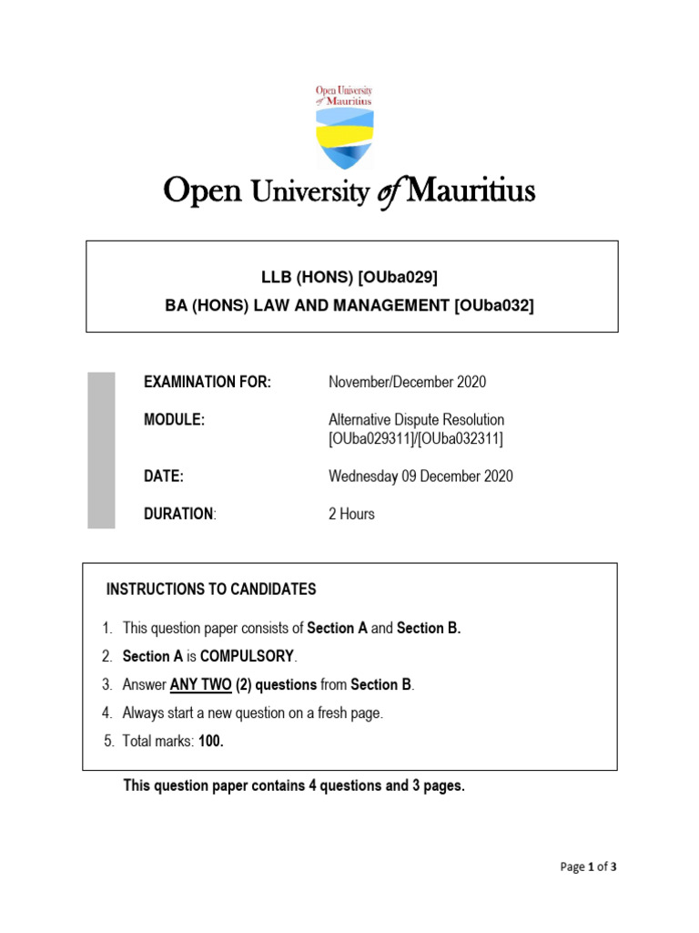 ALTERNATIVE DISPUTE RESOLUTION LLB NOTES PDF RENAISSANCE visual data 8