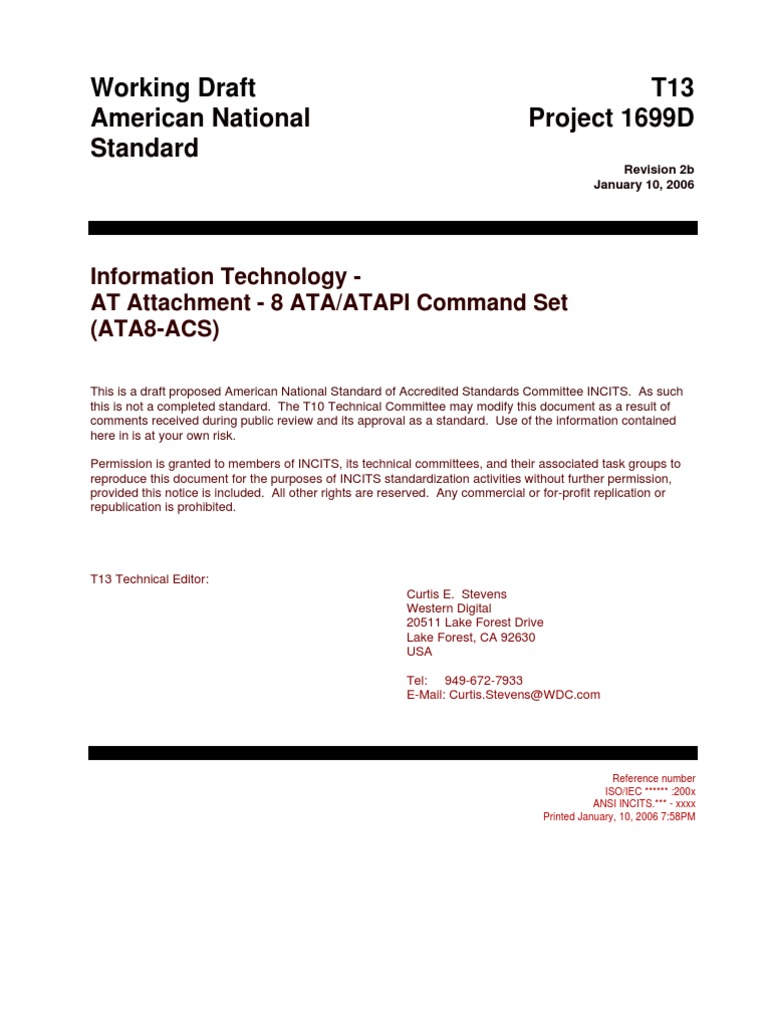 Ata-Atapi 8 | Download Free PDF | Computer Engineering | Computer Hardware