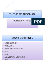 Theory of Automata