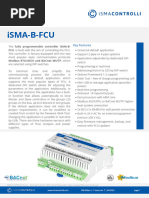 iSMA B FCU - Datasheet