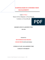 Digital Technologies in Construction Management Dissertation