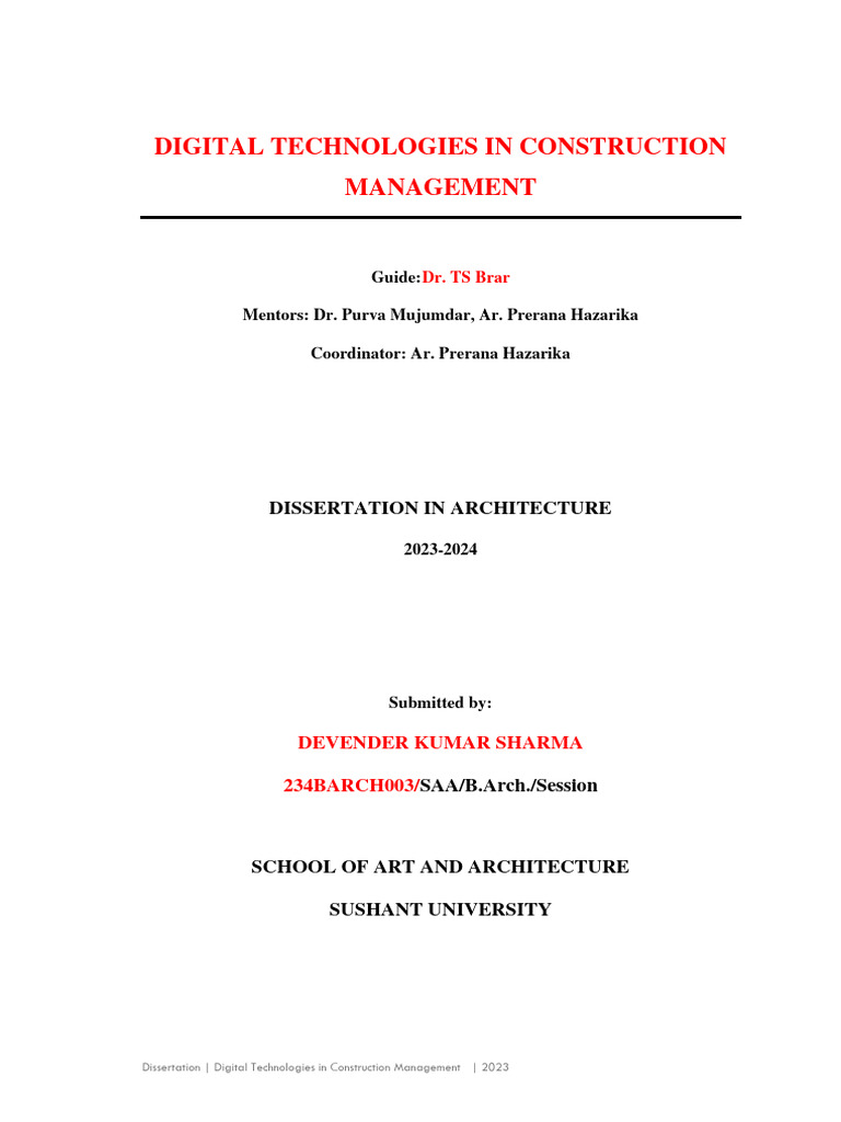 Digital Tech in Construction | PDF | Construction Management | Building ...