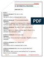 RS Aggarwal Class 11 Solutions Chapter-29 Mathematical Reasoning