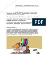 O Cigarro Eletrônico e Seus Impactos Sociais