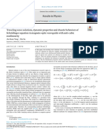 Traveling Wave Solutions Dynamic Properties and Chaotic Behavi - 2023 - Results