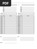 Master Scoresheet - 20-Minute Match