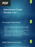 Inheritance Under Muslim Law