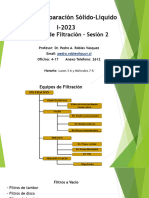 Procesos de Filtración - Sesión 2