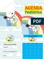 Agenda Pediatrica Snoopy Bebe
