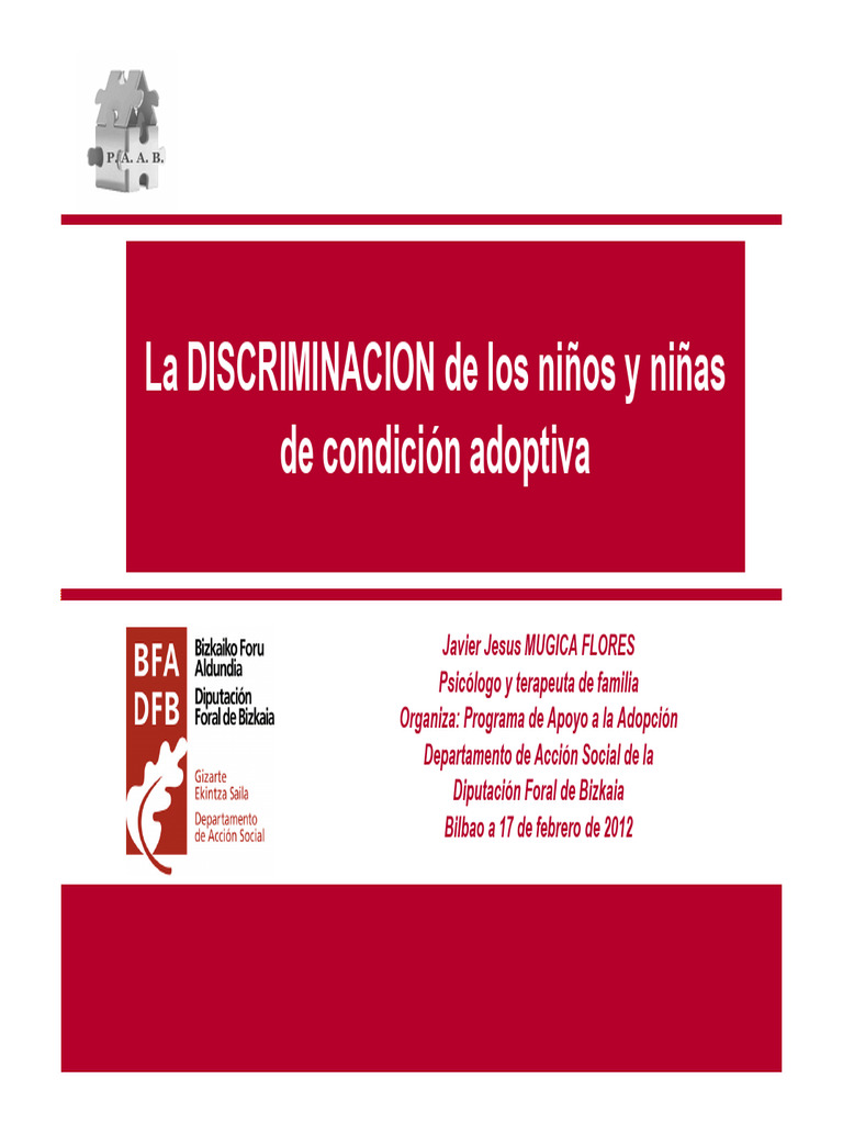12 Paab Discriminacion y Adopcion Feb | PDF