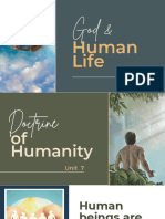 God & Human Life Unit #7