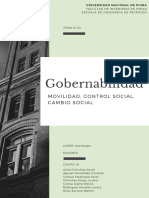 Gobernabilidad-Movilidad-Control y Cambio Social