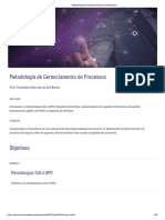 Metodologia de Gerenciamento de Processos