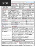 Python Cheat Sheet 8 Pages