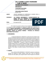 Informe #12 Requerimiento Carpinteria de Madera
