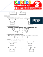 Adicion y Sustraccion para Tercer Grado de Primaria