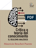 Critica o Teoria Del Conocimiento El Realismo Analogico Por Mauricio Beuchot