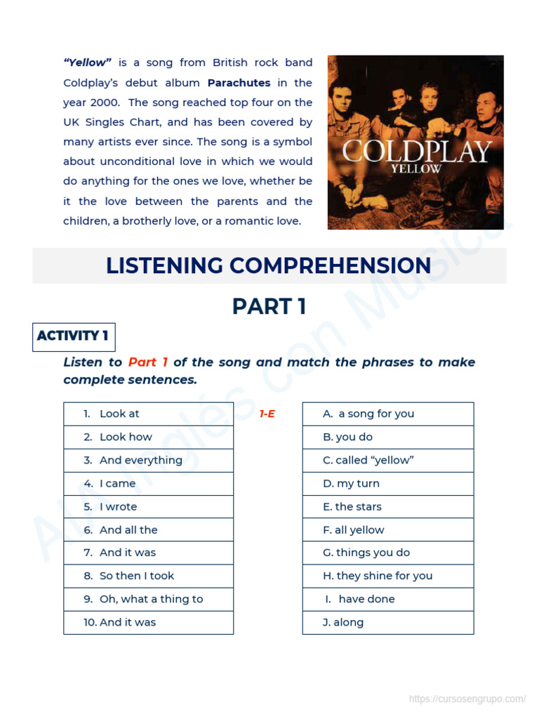 ENG - PDF - Yellow | PDF | Verb | English Language