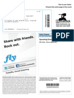 Share With Friends. Rock Out.: Ticketfly - Social Tick Eting